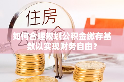 福鼎如何合理规划公积金缴存基数以实现财务自由？