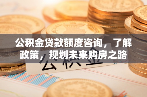 福鼎公积金贷款额度咨询，了解政策，规划未来购房之路
