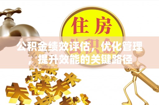 福鼎公积金绩效评估，优化管理，提升效能的关键路径