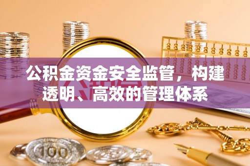 福鼎公积金资金安全监管，构建透明、高效的管理体系