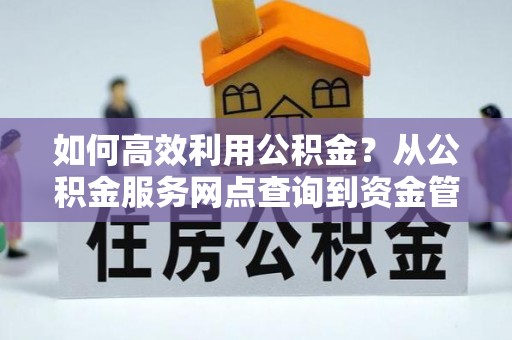 福鼎如何高效利用公积金？从公积金服务网点查询到资金管理全攻略